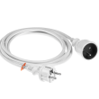 Prodlužovací síťový kabel Zásuvky: 1 PVC bílá 3x1mm2 5m 10A