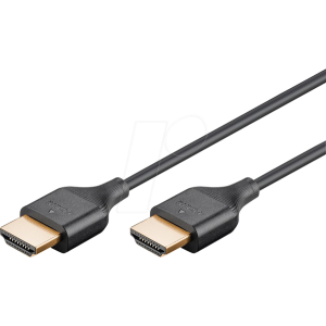 Kabel HDMI vidlice,z obou stran 1m černá HDCP 2.2,HDMI 2.0