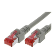 Patch cord S/FTP 6 lanko Cu LSZH šedá 3m 27AWG