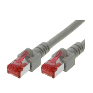 Patch cord S/FTP 6 lanko Cu LSZH šedá 3m 27AWG