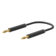 AK-4A-F10-05021 Měřicí šňůra 60VDC 30VAC 19A banánek 4 mm,z obou stran černá