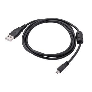 Kabel USB 2.0 USB A vidlice,UC-E6 niklovaný 1,5m černá