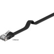 Patch cord U/UTP 6 lanko Cu PVC černá 5m 32AWG