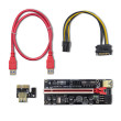 Riser USB 3.0 red Application: Bitcoin Miner