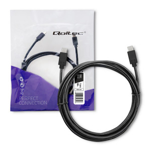 Kabel USB 3.1 USB C vidlice,z obou stran 1,4m černá