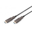 Kabel HDCP 2.2,HDMI 2.0,optický LSZH 20m černá