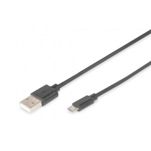 Kabel USB 2.0 USB A vidlice,USB B micro vidlice niklovaný