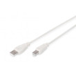 Kabel USB 2.0 USB A vidlice,USB B vidlice niklovaný 1,8m