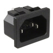 Konektor: napájecí AC zásuvka vidlice 10A 250VAC IEC 60320