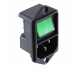Konektor IEC 60320,napájecí AC zásuvka vidlice fastony 4,8mm