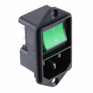 Konektor IEC 60320,napájecí AC zásuvka vidlice fastony 4,8mm