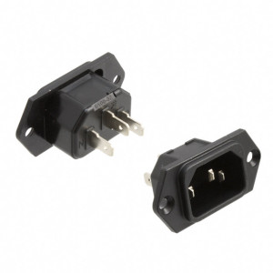 Konektor IEC 60320,napájecí AC C14 (E) zásuvka vidlice 10A