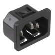 Konektor: napájecí AC zásuvka vidlice 10A 250VAC IEC 60320