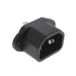 Konektor: napájecí AC zásuvka vidlice 10A 250VAC IEC 60320