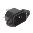 Konektor IEC 60320,napájecí AC C14 (E) zásuvka vidlice 10A