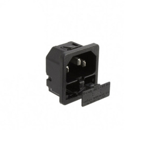 Konektor IEC 60320,napájecí AC 6200 C14 (E),1x pojistka 10A
