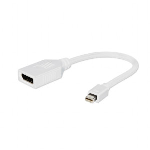 Adaptér DisplayPort 1.1 0,15m Barva: bilá Vlastnosti: Full HD
