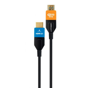 Kabel HDMI 2.1 HDMI vidlice,z obou stran PA 30m černá