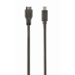 Kabel USB 3.0 USB B micro vidlice,USB C vidlice zlacený 1m