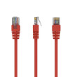 Patch cord U/UTP 5e lanko CCA PVC červená 1,5m 26AWG