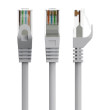 Patch cord U/UTP 6 lanko Cu PVC šedá 0,5m 26AWG Økab: 6,2mm