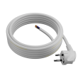 Kabel 3x1,5mm2 PVC 5m bílá 16A 250V