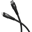 Kabel USB 2.0 vidlice Apple Lightning,USB C vidlice 1m černá