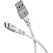 Kabel USB 2.0 USB A vidlice,USB C vidlice 1m bílá 0,48Gbps
