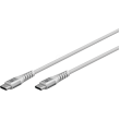 Kabel USB 2.0 USB C vidlice,z obou stran 3m bílá 0,48Gbps
