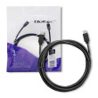 Kabel USB 3.1 USB C vidlice,z obou stran 2m černá