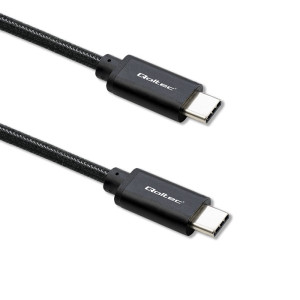 Kabel USB 2.0 USB C vidlice,z obou stran 1m černá 480Mbps