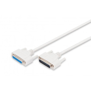 Kabel D-Sub 25pin zásuvka,D-Sub 25pin vidlice 2m