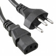 Kabel 3x1mm2 IEC C13 zásuvka,vidlice SEV-1011 (J) PVC 2,5m