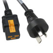 Kabel 3x1,5mm2 AS 3112 (I) vidlice,IEC C19 zásuvka PVC 2m