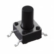 Mikrospínač TACT SPST-NO pol: 2 0,05A/12VDC SMT 1,6N 6x6mm