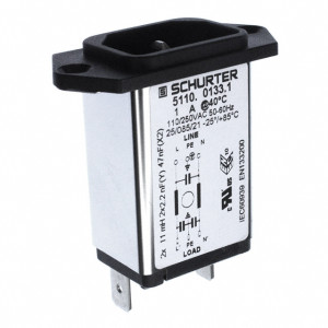 Konektor IEC 60320,napájecí AC C14 (E), s filtrem zásuvka