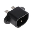 Konektor napájecí AC zásuvka vidlice 10A 250VAC IEC 60320