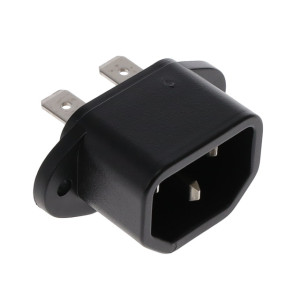 Konektor napájecí AC zásuvka vidlice 10A 250VAC IEC 60320