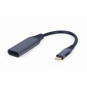 Adaptér USB 3.0 DisplayPort zásuvka,USB C vidlice 0,15m šedá