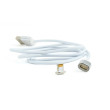 Kabel magnetický,USB 2.0 1m bílá Cablexpert