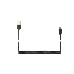 Kabel kroucený,USB 2.0 USB A vidlice,USB C vidlice zlacený