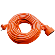 Prodlužovací síťový kabel Zásuvky: 1 PVC oranžová 2x1mm2 20m