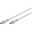 Kabel USB 2.0 USB C vidlice,z obou stran 0,5m bílá 0,48Gbps
