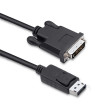 Kabel DisplayPort vidlice,DVI-D (24+1) vidlice 1,8m černá