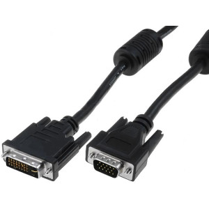 Kabel dual link D-Sub 15pin HD vidlice DVI-I (24+5) vidlice