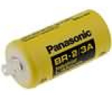 Baterie lithiové 3V 2/3A 2/3R23 pájecí očka Ø17x33,5mm