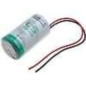 Baterie lithiové 3,6V D vodiče 150mm Ø33,5x61,5mm 16000mAh