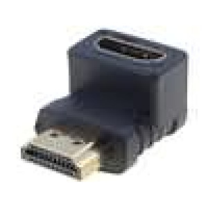 Adaptér HDMI zásuvka 90° HDMI vidlice