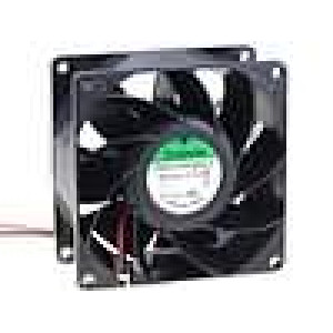 Ventilátor 24VDC 80x80x38mm 101,09m3/h 47,3dBA kuličkové