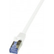 Patch cord S/FTP 6a licna Cu LSZH bílá 3m 26AWG
